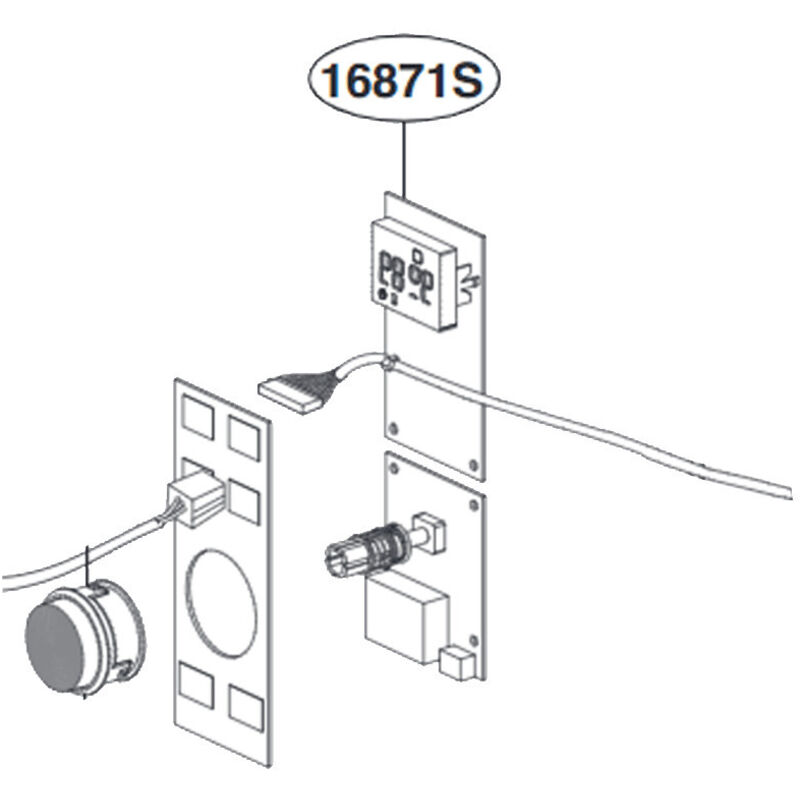 LG - Carte électronique, module d'affichage repère (16871s)