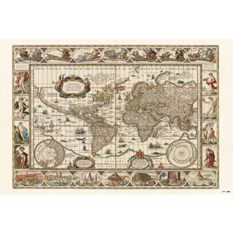 Carte-affiche du monde antique