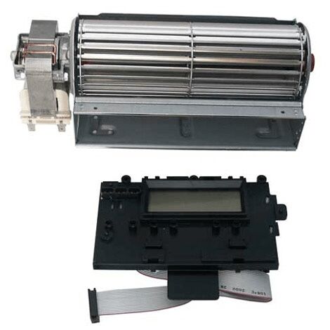CARTE AFFICHEUR + MOTEUR VENTILATION POUR FOUR BRANDT - 76X5906