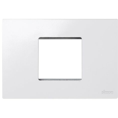 Carte américaine blanche 2 modules étroits SIMON 27 PLAY 2700612-030