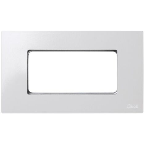Carte américaine blanche 4 modules étroits SIMON 27 PLAY 2700614-030