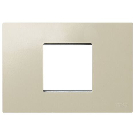 Carte américaine ivoire 2 modules étroits SIMON 27 PLAY 2700612-031