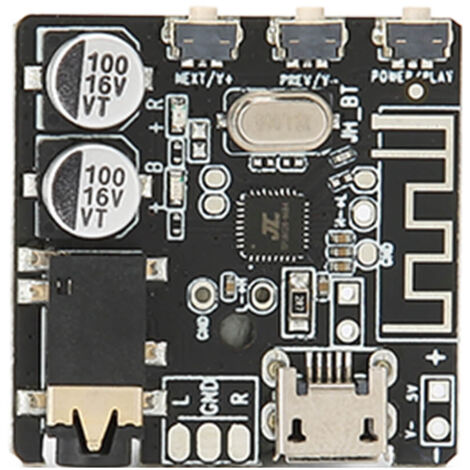 Carte Amplificateur Audio Bluetooth 5.0 pour Voiture, Module Stéréo sans Fil pour Enceinte DIY et MP3