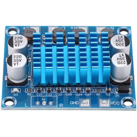 Carte Amplificateur Audio Numérique HD 30W, Module Double Canal 12V/24V pour Haut-Parleurs