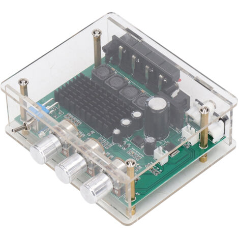 Carte Amplificateur Audio Numérique Stéréo 2 Canaux, Module Préampli pour Enceintes Voiture et Home Cinéma