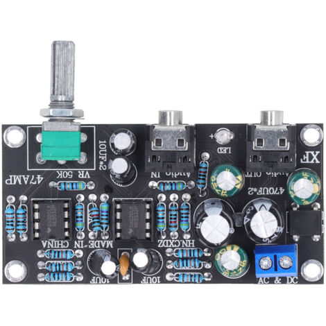 Carte amplificateur audio portable 2 canaux, module OP AMP pour casque, alimentation simple 47V.