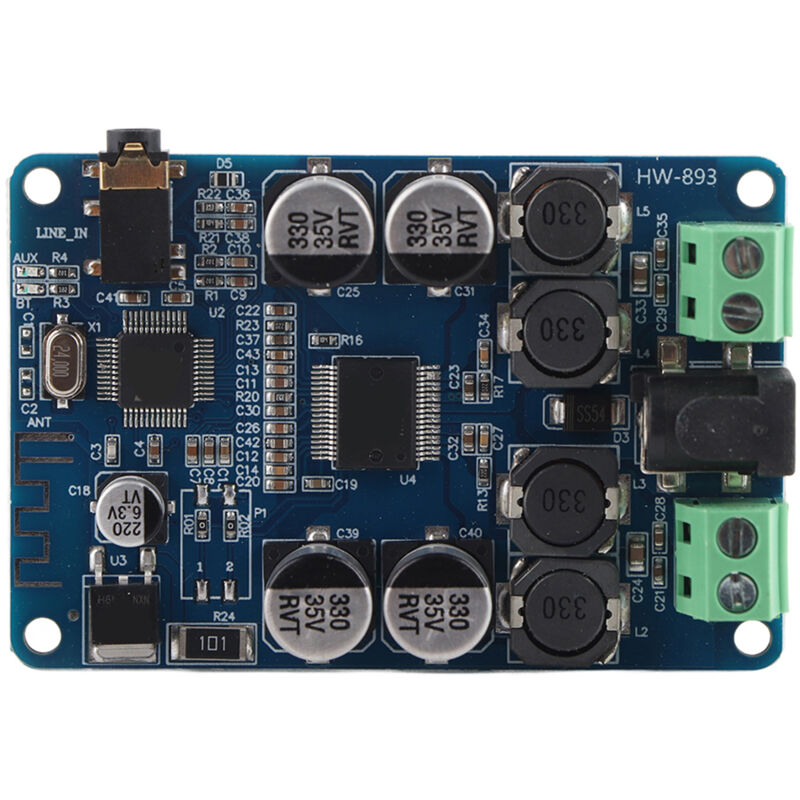 Carte amplificateur de puissance récepteur Audio stéréo Bluetooth, Module d'ampli, connexion gratuite, atelier de réparation, bureau pour l'industrie