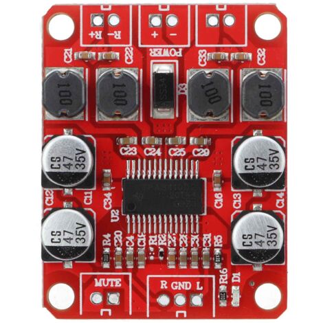 Carte Amplificateur Puissance TPA3110 2x15W, Module Stéréo Double Canal pour PC et Audio Numérique
