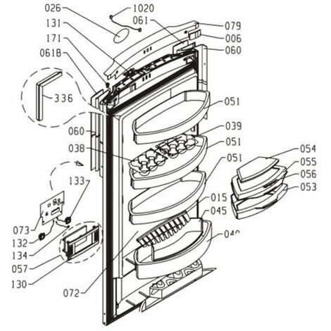CARTE BOARD REP 057 pour REFRIGERATEUR GORENJE - 151372