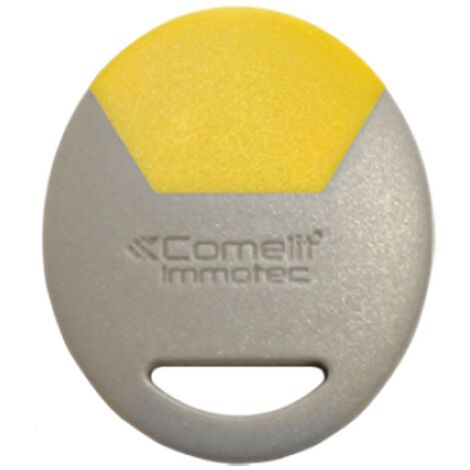 Carte Comelit standard format porte-clés jaune SK9050Y/A