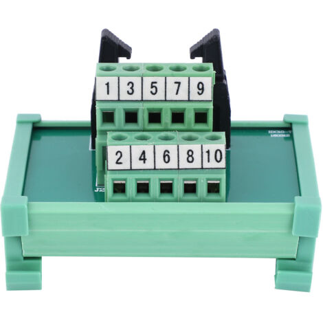 Carte d'adaptateur PLC IDC-10P avec bornier pour connexion de signaux - Module d'interface de commande