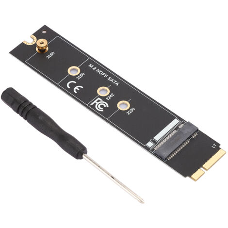 Carte d'adaptation SSD M.2 SATA pour MacBook Pro A1465 A1466, disque dur SSD pour OS X 2012, carte de conversion