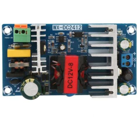 Carte d'alimentation à découpage, WX-DC2412 12 V 8 A 100 W Module d'alimentation CA CC Carte d'alimentation à découpage CA 90265 V 50/60 Hz Module de commutation, courant de sortie : 8-11 A