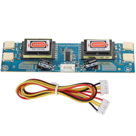 Carte d'alimentation CCFL pour écrans LCD 10-26 pouces, 4 lampes, haute pression, entrée 10-28V