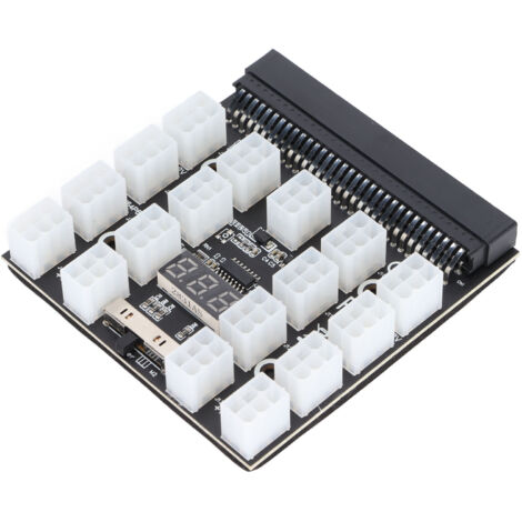 Carte d'alimentation convertisseur 12V MOS pour serveur - Affichage LED, stable et sécurisé - Adaptateur secteur