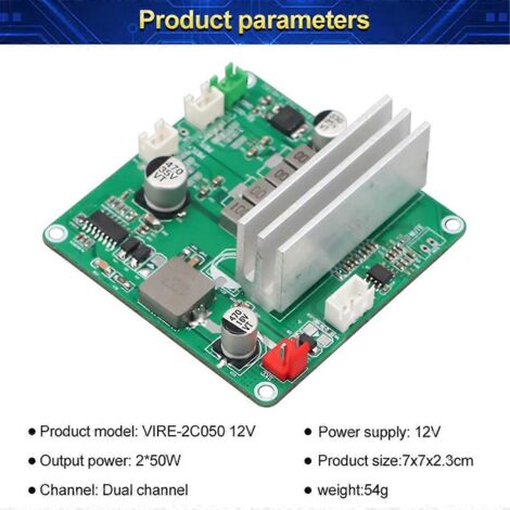 Carte d'amplificateur audio TPA3116D2 2 canaux 2 x 50 W stéréo