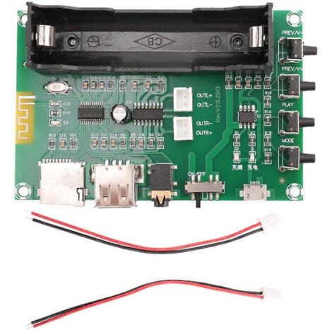 Carte d'amplificateur de puissance XH-A150, batterie au lithium, Bluetooth, puissance 10 W