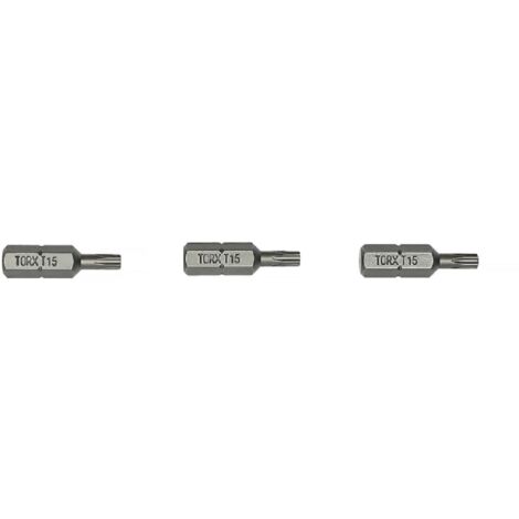 CARTE DE 3 EMBOUTS ÉTOILE T30 LONGUEUR 25 MM - HANGER - 133056