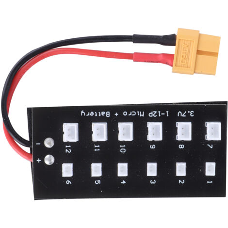 Carte de charge parallèle LiPo 1S 3.7V 7.4V pour modèles réduits Blade, MCP, UMX, Carbon CuB avec connecteur JST-PH2.0