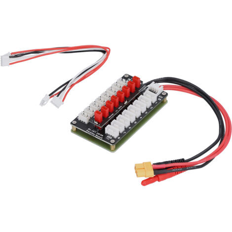 Carte de Charge Parallèle LiPo 2S/3S avec Connecteur JST XH, Compatible Chargeur IMAX B6/B6AC