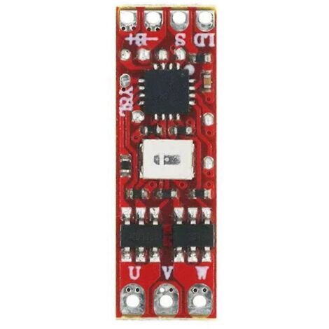 Carte de commande pour mini moteur sans balais BLDC 1S DC 3V-6V 3,7V 3,5A (rouge)