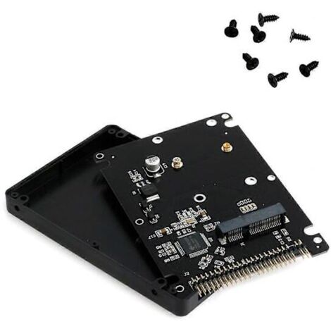 Carte de conversion de haute qualité pour SSD mSATA vers disque dur IDE 2,5" 44 broches
