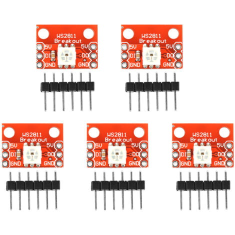 Carte de dérivation LED RGB 5050 RGB WS2812 (5 pièces)