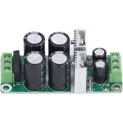 Carte de Filtrage Alimentation Double, Régulateur de Tension 12V avec Condensateur 470uF