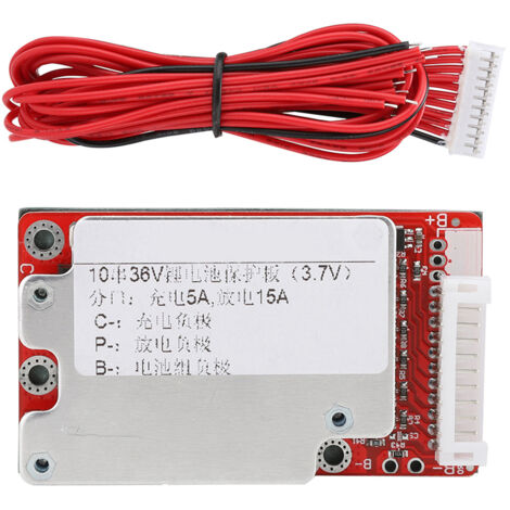 Carte de Protection BMS pour Batterie Li-ion 36V 10s avec Équilibrage des Cellules