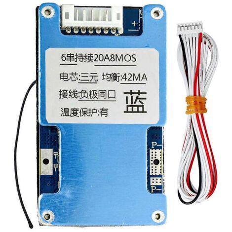Carte de protection de charge pour batterie 18650 avec protection thermique --