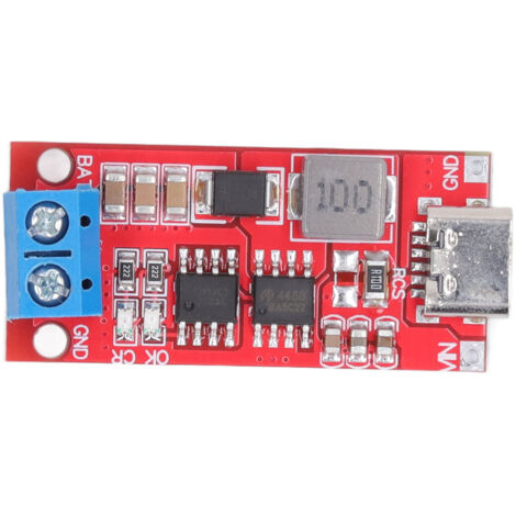 Carte de Recharge Boost Type C vers 8.4V pour Batterie Lithium 2S, Courant 0.55A