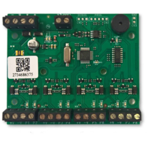 Carte d'extension câblée à bus Elkron EP3008 8 points 80MP7L00211
