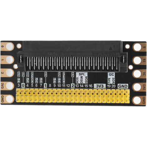 Carte d'extension Micro:bit avec connecteur bord et interface breakout pour modules PCB