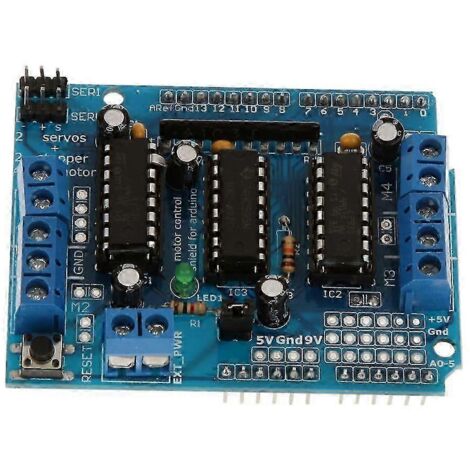 Carte d'extension moteur L293D avec bouton-poussoir
