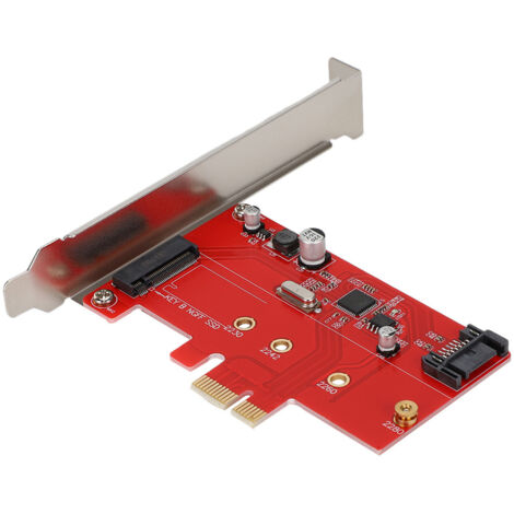 Carte d'extension PCI-E vers M.2 SSD pour disque dur SATA 3.0, adaptateur de carte mère pour SSD NVMe