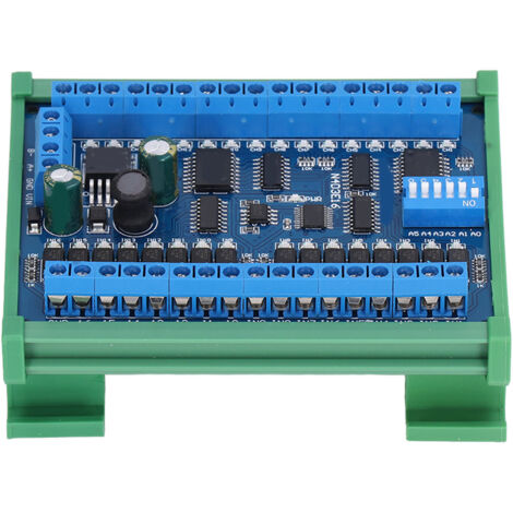 Carte d'extension RS485 avec boîtier pour interrupteur à télécommande et module E/S PLC, tension 6.5‑30V CC