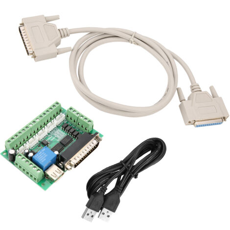 Carte d'interface USB 5 axes MACH3 pour moteur pas-à-pas CNC