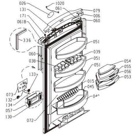 CARTE ECRAN TACTIL REP 073 POUR REFRIGERATEUR GORENJE - 171163