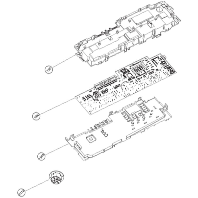 Beko - Carte électronique de puissance (repère n°186)