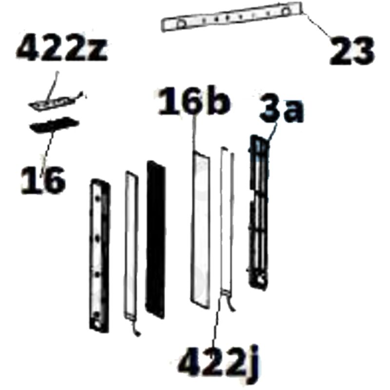 Haier - Carte électronique, module led ( repère 422J )
