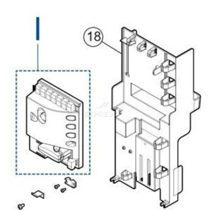 Carte de remplacement du panneau de commande central SPNKA3R10 naked slight Nice NKA3 SPNKA3R10 SLH400 SLH400R10