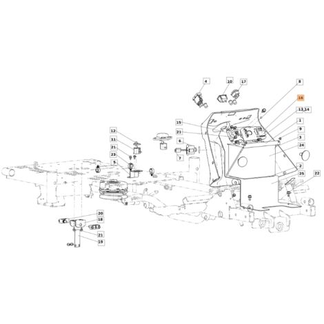 Carte électronique ORIGINAL EMAK SGN341271224R pour tondeuse à gazon