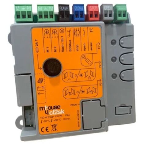 Carte électronique pour motorisation de portail NICE – Compatible avec WG2S, WW2S, WS2S, WU2S – Logique de commande pour contrôle à distance – Mhouse