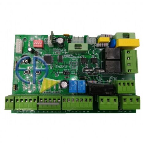 Carte électronique sans coffret pour armoire de commande 230V – Alimentation 24Vca – Ralentissement moteur – Réglage de la poussée – Europe Automatismes - EA273SC