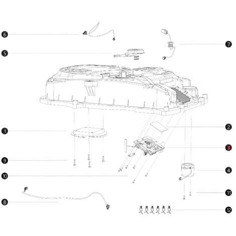Carte i108E ORIGINAL BLUEBIRD robot tondeuse à gazon NAVIMOW AB12.02.00.0110