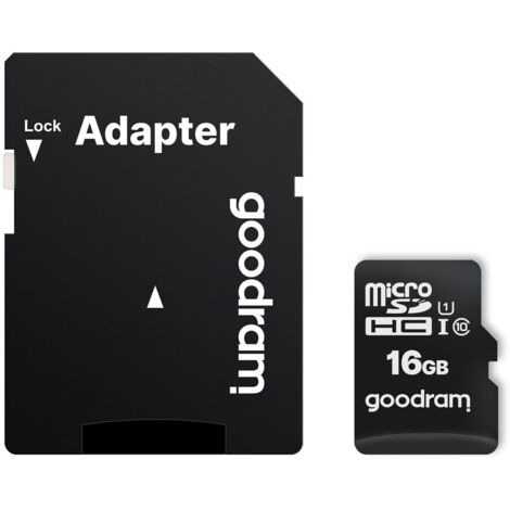 Carte mémoire Goodram M1AA-0160R12 16 Go MicroSDHC Classe 10 UHS-I