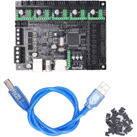Carte mère imprimante 3D avec protection TVS, support USB virtuel et contrôleur MKS séparé