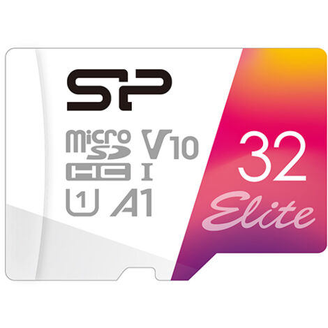Carte microSDHC Silicon Power Elite 32 Go UHS-1/U1 A1 + adaptateur