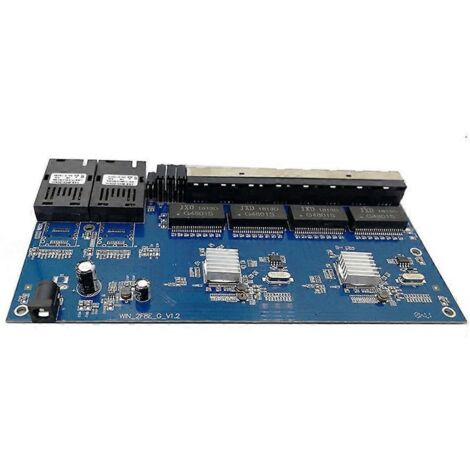 Carte PCBA de commutation Ethernet Gigabit 1000M pour module intégré embarqué 8 RJ45