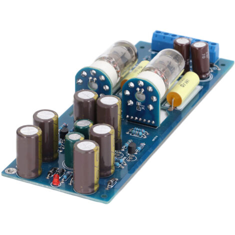 Carte préamplificateur à tube 6J1, module d'amplification HIFI avec LED et alimentation 12V AC